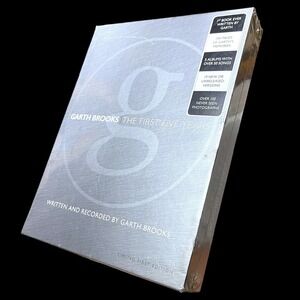 NOS Garth Brooks The Anthology Part 1 Complete Set- Book, 5 Albums 150 photos